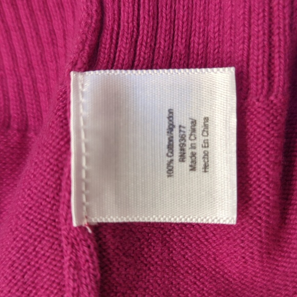 St. John's Bay Argyle Sweater Top - Picture 4 of 5